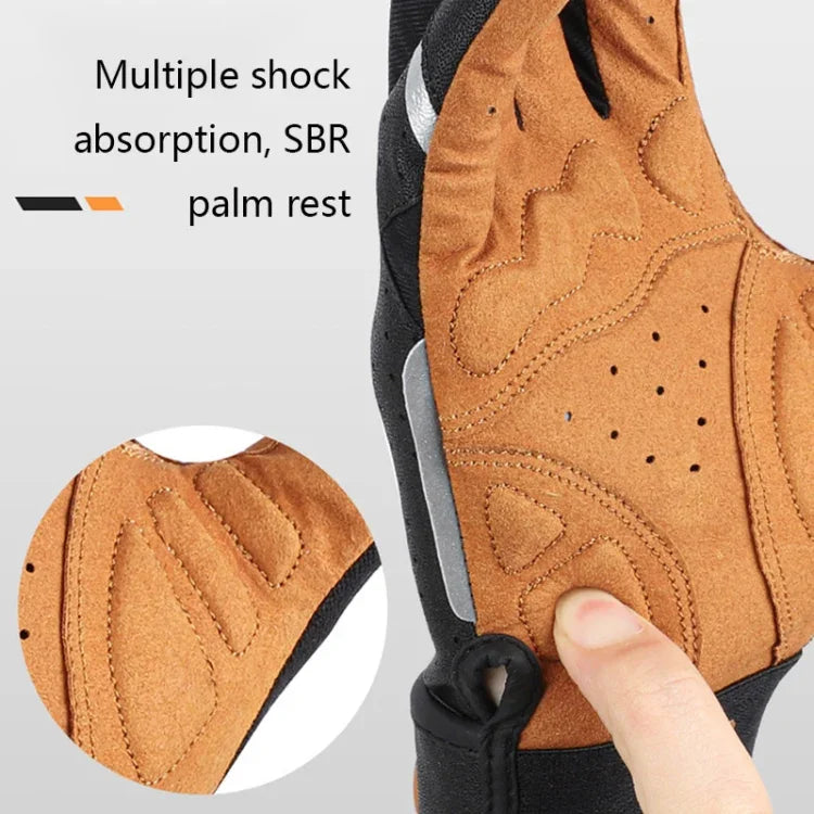 WEST BIKING YP0211197 Gants de moto à doigts complets antichocs et antidérapants, équipement de conduite, S, M, L, XL