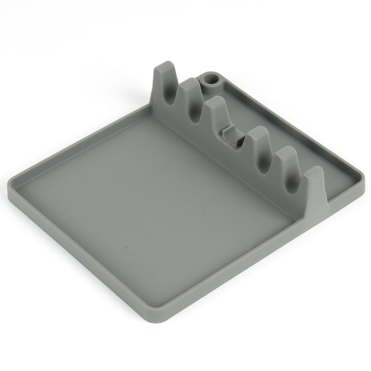 Support de cuillère en silicone 2 en 1 pour cuisine, Grand (Gris), Moyen (Gris), Moyen (Noir), Grand (Rouge), Moyen (Rouge), Grand (Bleu), Moyen (Bleu), Grand (Orange), Moyen (Orange), Grand (Vert), Moyen (Vert)