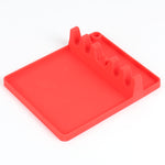 Support de cuillère en silicone 2 en 1 pour cuisine, Grand (Gris), Moyen (Gris), Moyen (Noir), Grand (Rouge), Moyen (Rouge), Grand (Bleu), Moyen (Bleu), Grand (Orange), Moyen (Orange), Grand (Vert), Moyen (Vert)