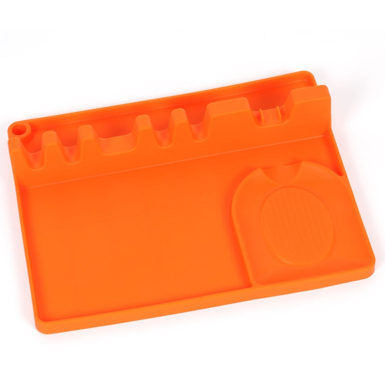Support de cuillère en silicone 2 en 1 pour cuisine, Grand (Gris), Moyen (Gris), Moyen (Noir), Grand (Rouge), Moyen (Rouge), Grand (Bleu), Moyen (Bleu), Grand (Orange), Moyen (Orange), Grand (Vert), Moyen (Vert)