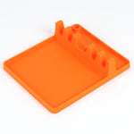 Support de cuillère en silicone 2 en 1 pour cuisine, Grand (Gris), Moyen (Gris), Moyen (Noir), Grand (Rouge), Moyen (Rouge), Grand (Bleu), Moyen (Bleu), Grand (Orange), Moyen (Orange), Grand (Vert), Moyen (Vert)