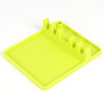 Support de cuillère en silicone 2 en 1 pour cuisine, Grand (Gris), Moyen (Gris), Moyen (Noir), Grand (Rouge), Moyen (Rouge), Grand (Bleu), Moyen (Bleu), Grand (Orange), Moyen (Orange), Grand (Vert), Moyen (Vert)