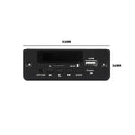 Carte de décodage MP3 avec enregistrement et appel, carte mère avec Bluetooth pour lecture de dossiers 12 V avec amplificateur de puissance, carte de décodage MP3