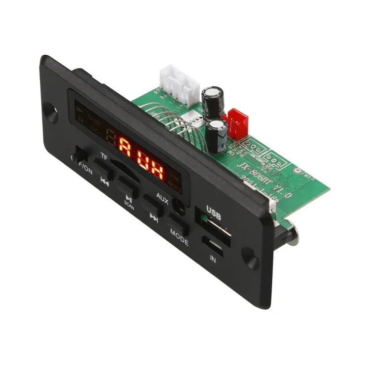 Carte de décodage MP3 avec enregistrement et appel, carte mère avec Bluetooth pour lecture de dossiers 12 V avec amplificateur de puissance, carte de décodage MP3