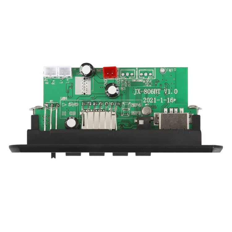 Carte de décodage MP3 avec enregistrement et appel, carte mère avec Bluetooth pour lecture de dossiers 12 V avec amplificateur de puissance, carte de décodage MP3