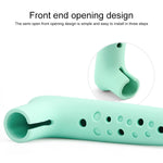 Protection poignée de porte en silicone pour enfants, anti-collision, Blanc crème, Vert clair, Rose, Café