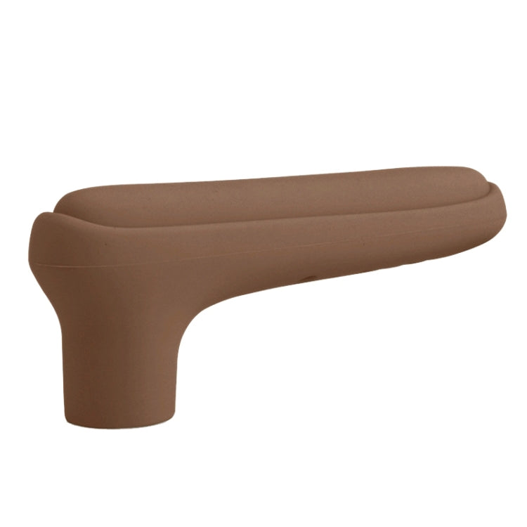 Protection poignée de porte en silicone pour enfants, anti-collision, Blanc crème, Vert clair, Rose, Café