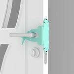 Dessin animé ours chambre porte muette serrure porte fermée coussin de protection anti-collision, vert, rose, café, abricot, blanc