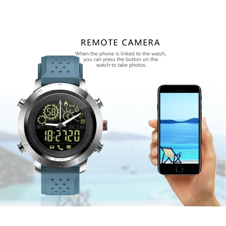 Montre connectée NX02 Sport étanche IP67, suivi des calories, podomètre, chronomètre, rappel d'appels et de SMS