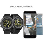Montre connectée NX02 Sport étanche IP67, suivi des calories, podomètre, chronomètre, rappel d'appels et de SMS