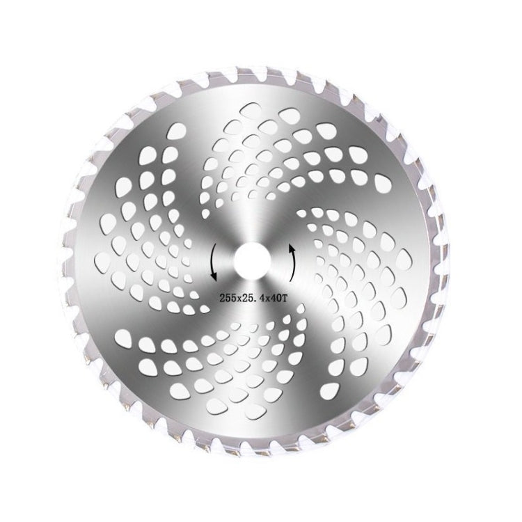 Lames de scie en alliage 0.4CM pour tondeuses à gazon Lames de débroussailleuse, 40 dents, 60 dents, 80 dents
