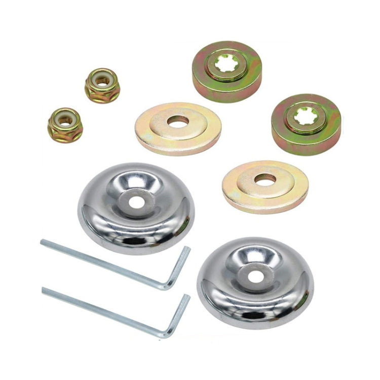 Accessoires de tête de travail pour tondeuse à gazon Plaque de pression de débroussailleuse Couvercle de protection Écrou, Tête de travail 4 PCS/Set, Tête de travail 3 PCS/Set, Tête de travail 3 PCS/Set + Hexagone, Tête de travail 10 PCS/Set