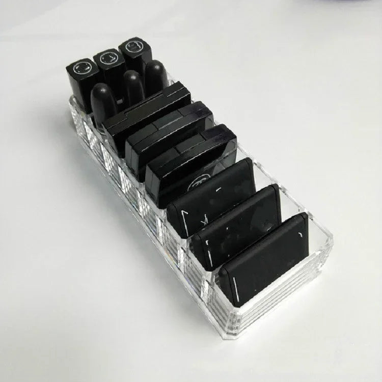 Acrylic Lipstick Shelf Powder Storage Box Transparent Eyeshadow Makeup Shelf Makeup Box