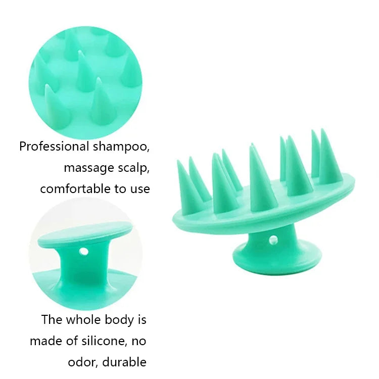 Lot de 3 peignes de coiffure en plastique pour cheveux bouclés, peigne à massage creux, rose 3 en 1, vert 3 en 1, noir 3 en 1, bleu 3 en 1