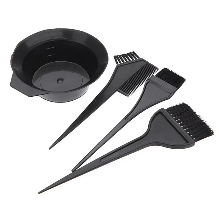 Kit d'outils de teinture capillaire avec peigne, bol mélangeur et brosse pour salon de coiffure