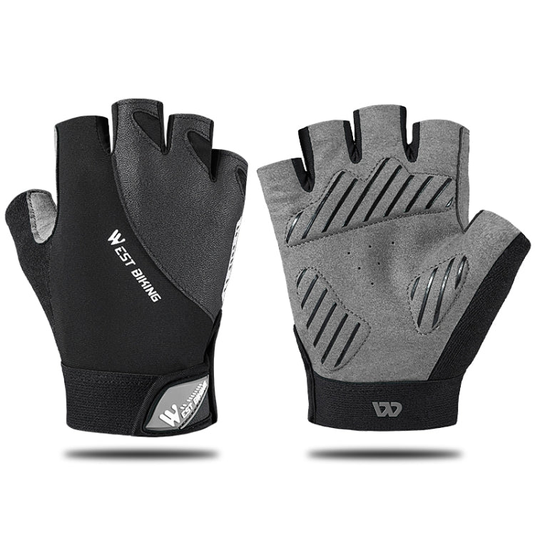WEST BIKING YP0211210 Gants de cyclisme de montagne à demi-doigts Respirants et antidérapants Équipement de vélo, M, L, XL