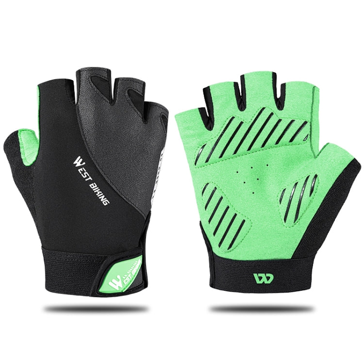WEST BIKING YP0211210 Gants de cyclisme de montagne à demi-doigts Respirants et antidérapants Équipement de vélo, M, L, XL