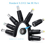 Cordon d'alimentation DC USB multi-fonction avec prise interchangeable, câble de charge USB, 8 en 1, 11 en 1