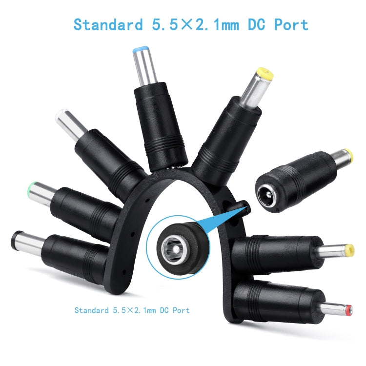 Cordon d'alimentation DC USB multi-fonction avec prise interchangeable, câble de charge USB, 8 en 1, 11 en 1