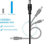 Cordon d'alimentation DC USB multi-fonction avec prise interchangeable, câble de charge USB, 8 en 1, 11 en 1