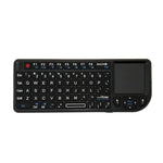 A8 Mini Clavier et souris sans fil avec clavier tactile laser, rétroéclairage blanc anglais, rétroéclairage coloré anglais