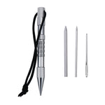 Bracelet à aiguilles pour corde de parapluie, outil de tissage DIY, Spécifications :, 4 PCS / Set Noir, 4 PCS / Set Argent, 5 PCS / Set Noir, 5 PCS / Set Argent, 6 PCS / Set Noir, 6 PCS / Set Argent, 7 PCS / Set Noir, 7 PCS / Set Argent, 9 PCS / Set Noir