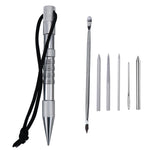 Bracelet à aiguilles pour corde de parapluie, outil de tissage DIY, Spécifications :, 4 PCS / Set Noir, 4 PCS / Set Argent, 5 PCS / Set Noir, 5 PCS / Set Argent, 6 PCS / Set Noir, 6 PCS / Set Argent, 7 PCS / Set Noir, 7 PCS / Set Argent, 9 PCS / Set Noir