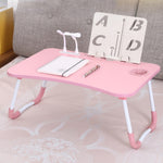 Bureau d'ordinateur pliable USB avec ventilateur et lampe, Dimensions : 60x40x28cm, Noir froid, Rose adolescent, Bleu ciel, Érable blanc, Noyer, Vert protection des yeux