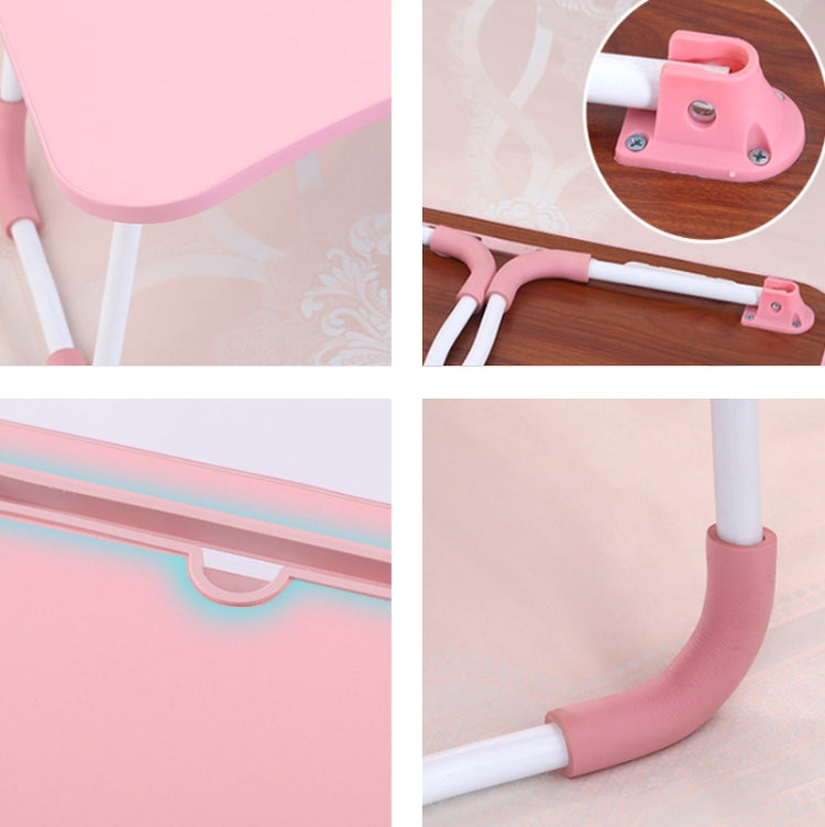 Bureau d'ordinateur pliable USB avec ventilateur et lampe, Dimensions : 60x40x28cm, Noir froid, Rose adolescent, Bleu ciel, Érable blanc, Noyer, Vert protection des yeux