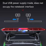 MC X500 Laptop Radiator Heightening Bracket Cooling Base, Black Red Standard Version, Sea Blue Standard Version
