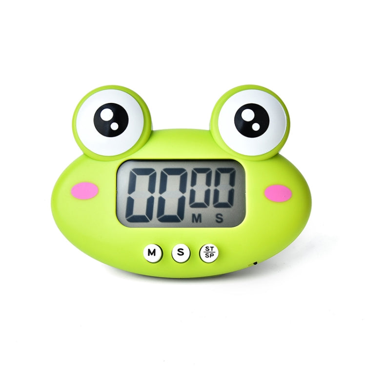 Minuteur électronique de cuisine en forme d'animal de dessin animé, alarme, minuteur d'apprentissage pour étudiant, Cochon rose, Poulet jaune, Grenouille verte, Grenouille rose