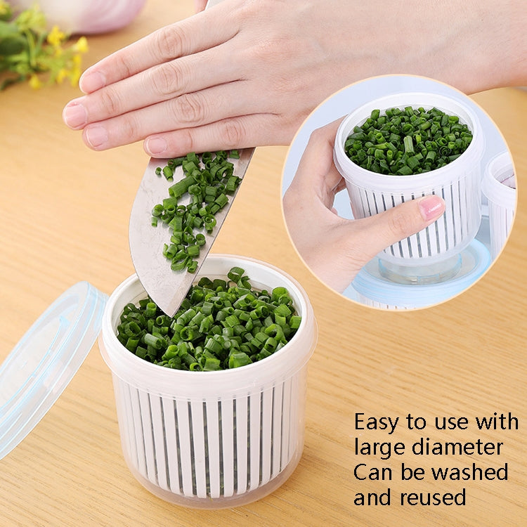 Boîte de rangement pour oignons, gingembre et ail, boîte de rangement en plastique pour légumes de cuisine, boîte de conservation scellée pour réfrigérateur, blanc