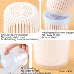 Boîte de rangement pour oignons, gingembre et ail, boîte de rangement en plastique pour légumes de cuisine, boîte de conservation scellée pour réfrigérateur, blanc