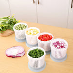 Boîte de rangement pour oignons, gingembre et ail, boîte de rangement en plastique pour légumes de cuisine, boîte de conservation scellée pour réfrigérateur, blanc
