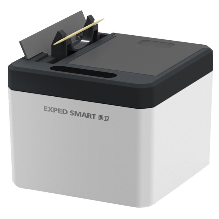 EXPED SMART Distributeur Automatique de Cure-dents Intelligent par Induction, Boîte à Cure-dents Électrique pour Maison et Restaurant, Version à Piles, Version Rechargeable USB