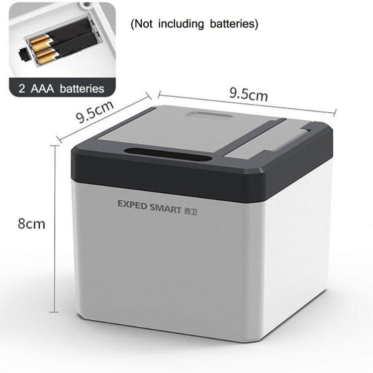 EXPED SMART Distributeur Automatique de Cure-dents Intelligent par Induction, Boîte à Cure-dents Électrique pour Maison et Restaurant, Version à Piles, Version Rechargeable USB