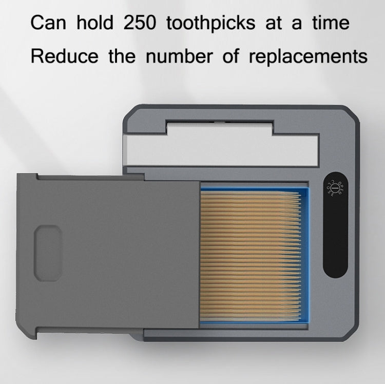 EXPED SMART Distributeur Automatique de Cure-dents Intelligent par Induction, Boîte à Cure-dents Électrique pour Maison et Restaurant, Version à Piles, Version Rechargeable USB