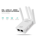 PIX-LINK LV-WR09 Répéteur Extenseur de Portée WiFi 300Mbps Mini Routeur, Prise US, Prise EU, Prise UK, Prise AU