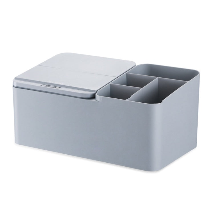 Boîte de Rangement Électrique de Bureau à Induction Intelligente EXPED SMART, Chargement USB (Gris)