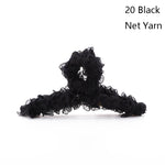 Pince à cheveux ressort en résine, Couleur : 25 Jaune Fil Net, 20 Noir Fil Net, 21 Rose Fil Net, 22 Bleu Lac Fil Net, 23 Violet Clair Fil Net
