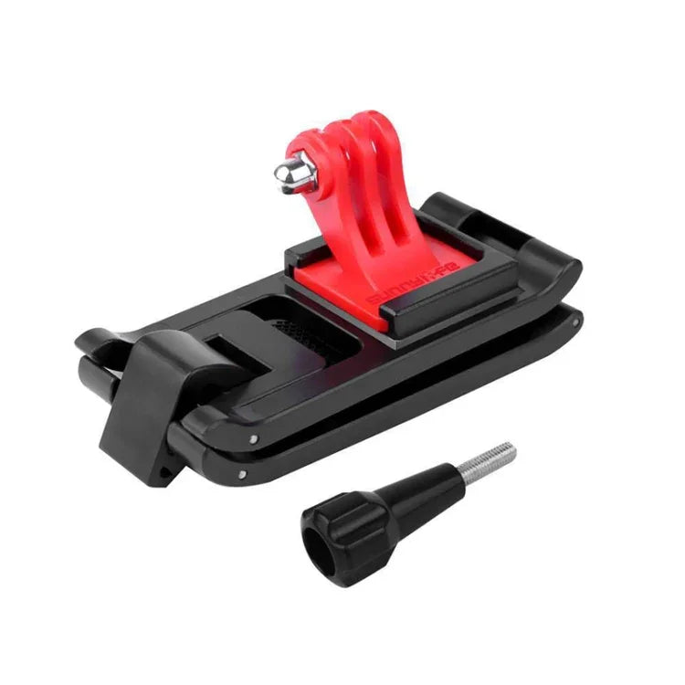 Sunnylife IST-Q9439 pour support de montage stabilisateur Insta360 GO, adaptateur de cadre de caméra, clip de sac à dos, trépied
