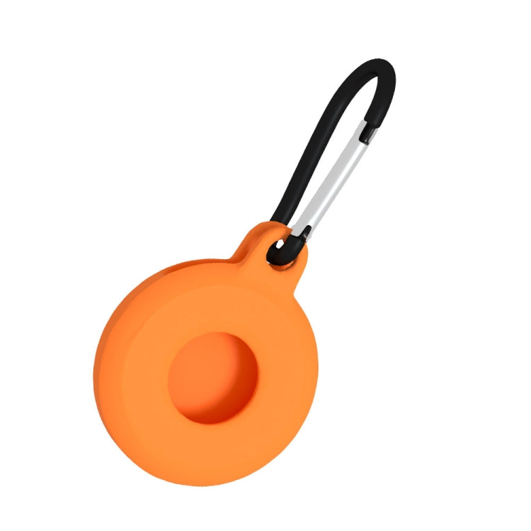 4 coques de protection antichoc et anti-rayures en silicone de forme ronde avec mousqueton pour AirTag 2ème génération / AirTag 1ère génération