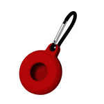 4 coques de protection antichoc et anti-rayures en silicone de forme ronde avec mousqueton pour AirTag 2ème génération / AirTag 1ère génération