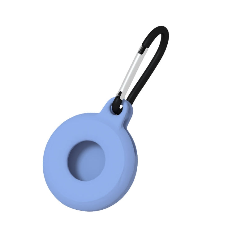 4 coques de protection antichoc et anti-rayures en silicone de forme ronde avec mousqueton pour AirTag 2ème génération / AirTag 1ère génération