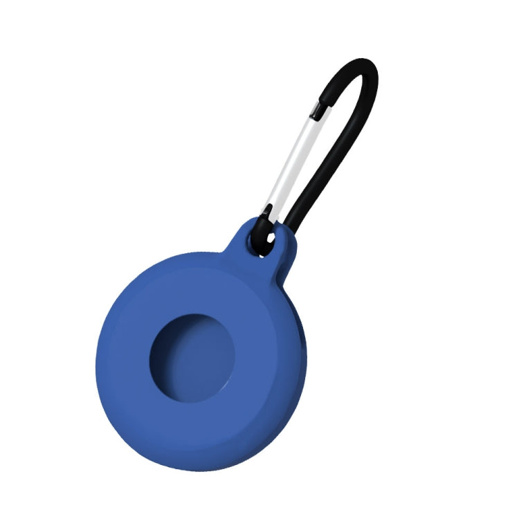 4 coques de protection antichoc et anti-rayures en silicone de forme ronde avec mousqueton pour AirTag 2ème génération / AirTag 1ère génération