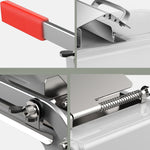 Trancheuse à agneau manuelle ménagère, coupe-légumes et trancheuse à viande, blanche