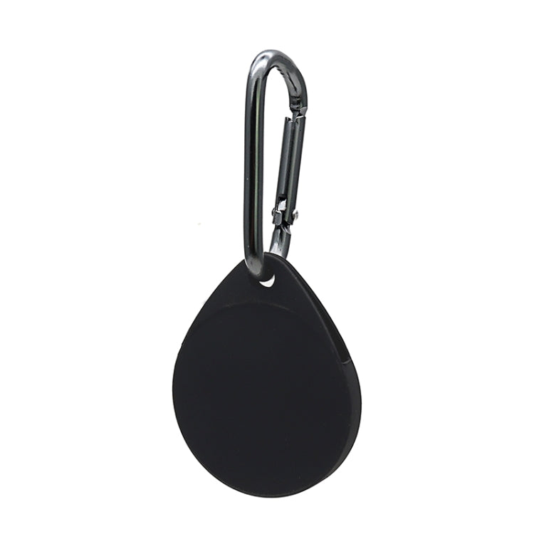 2 coques de protection en silicone antichoc et anti-rayures en forme de goutte avec mousqueton pour AirTag 2e génération / AirTag 1re génération