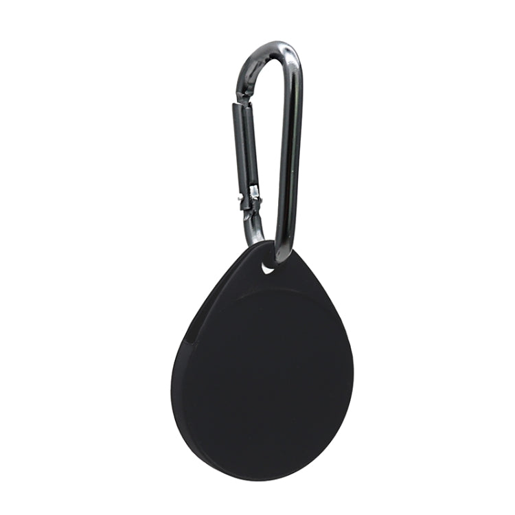 2 coques de protection en silicone antichoc et anti-rayures en forme de goutte avec mousqueton pour AirTag 2e génération / AirTag 1re génération