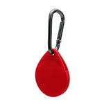 2 coques de protection en silicone antichoc et anti-rayures en forme de goutte avec mousqueton pour AirTag 2e génération / AirTag 1re génération