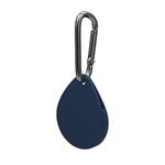 2 coques de protection en silicone antichoc et anti-rayures en forme de goutte avec mousqueton pour AirTag 2e génération / AirTag 1re génération